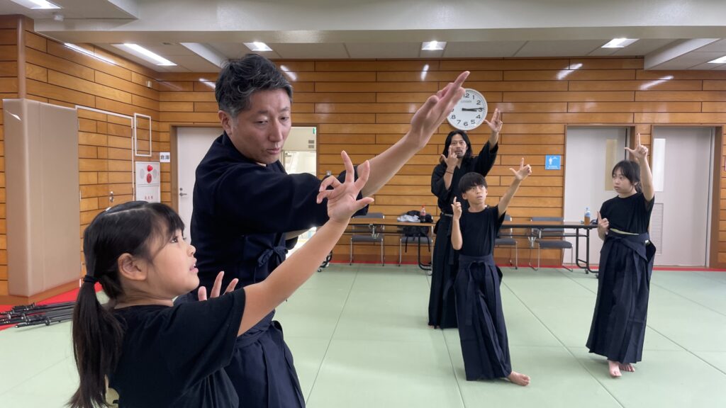 阿部岳明さんとストレッチ