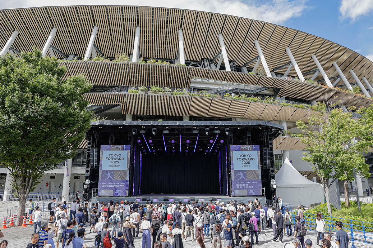 世界陸上の特別ステージ「TOKYO FORWARD 2025 for 世界陸上」