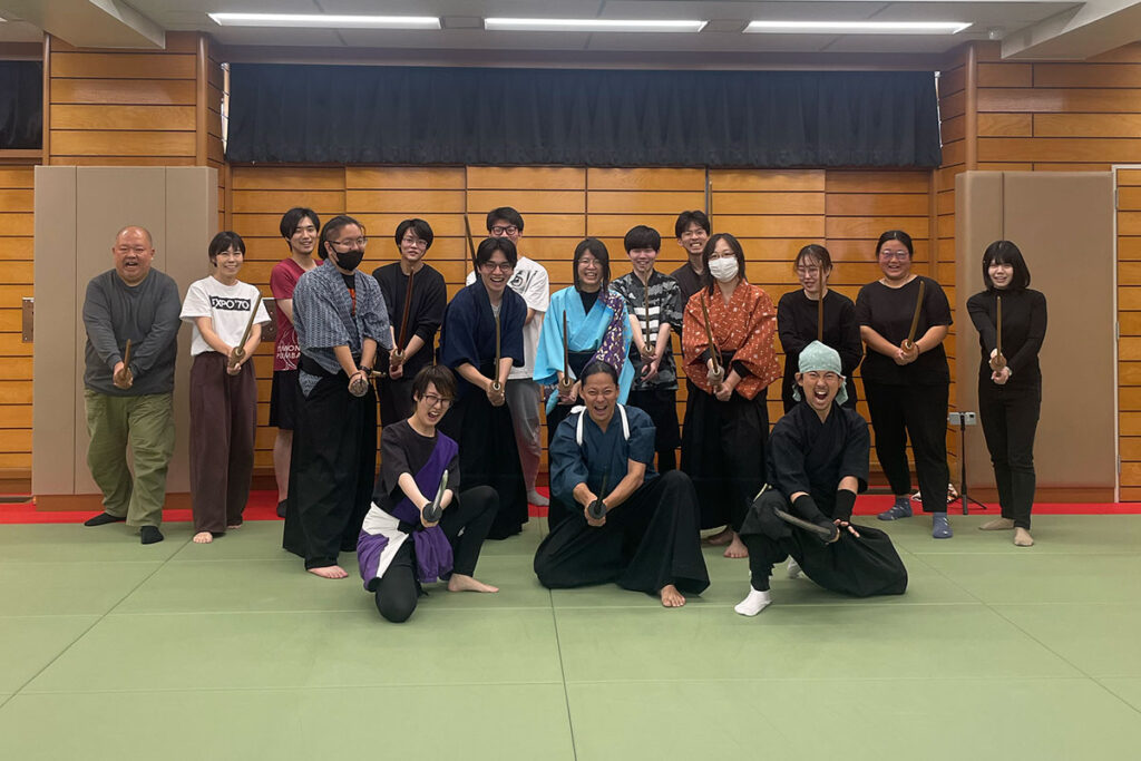 アニメ制作会社テラエフェクト様の侍の所作講座と体験レッスン