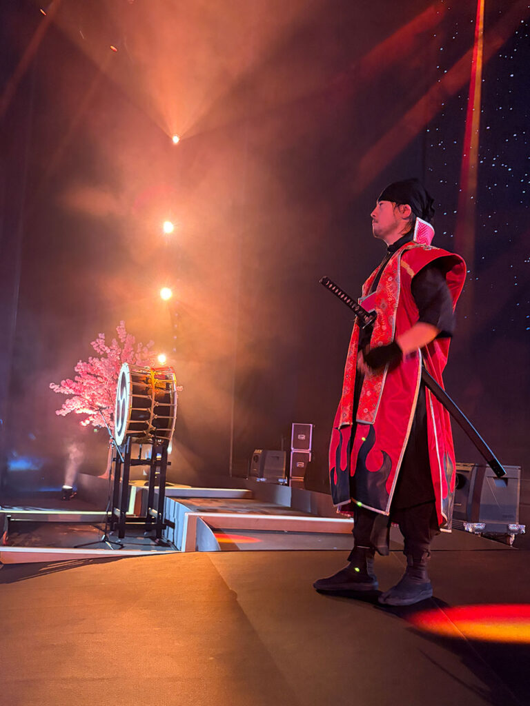 THE RING V: NIGHT OF THE SAMURAIで侍パフォーマンス